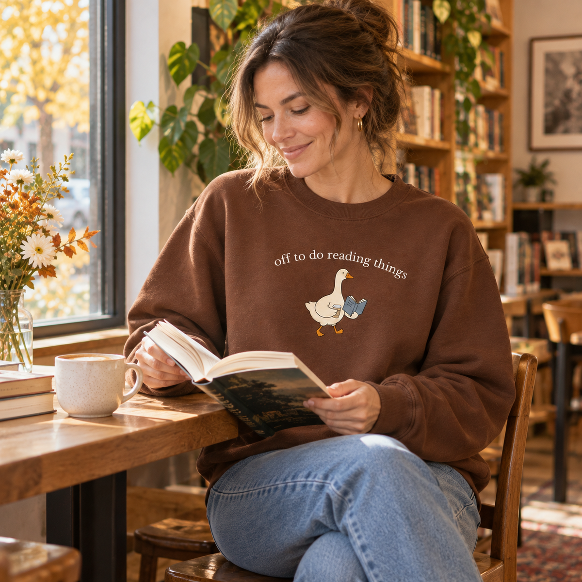 Reading Things Crewneck