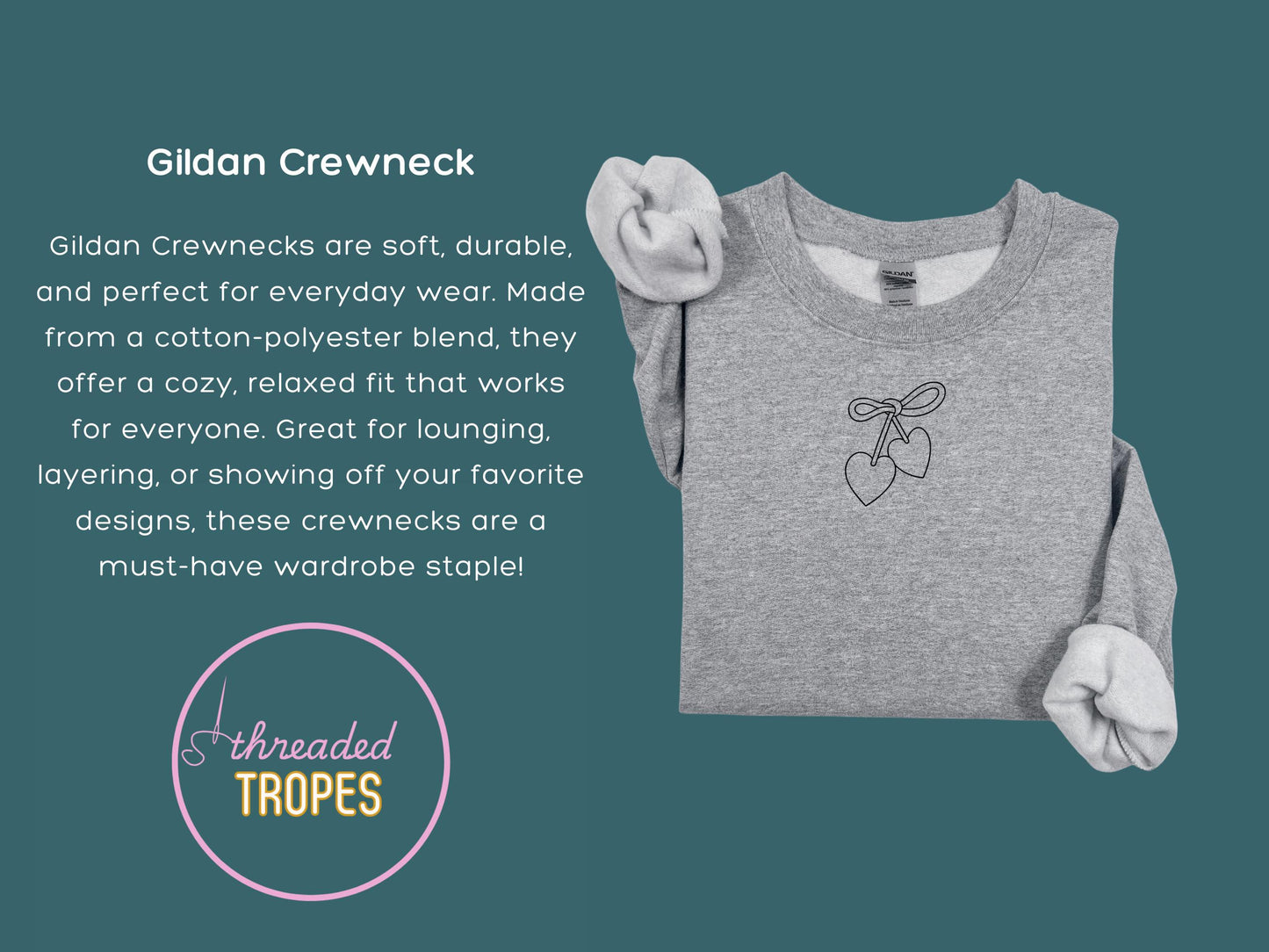 I Love You Book Quotes Crewneck