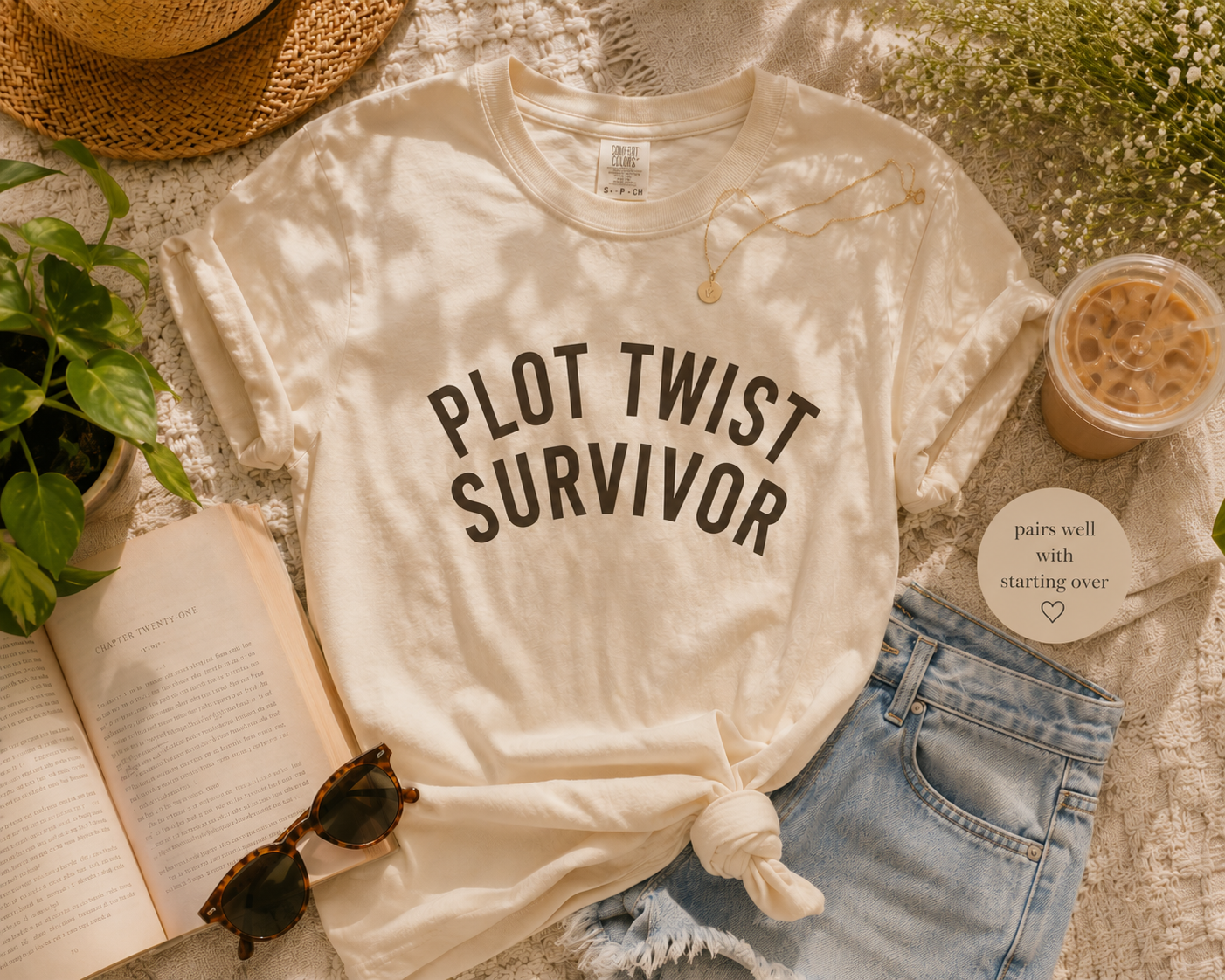 Plot Twist Survivor Tee