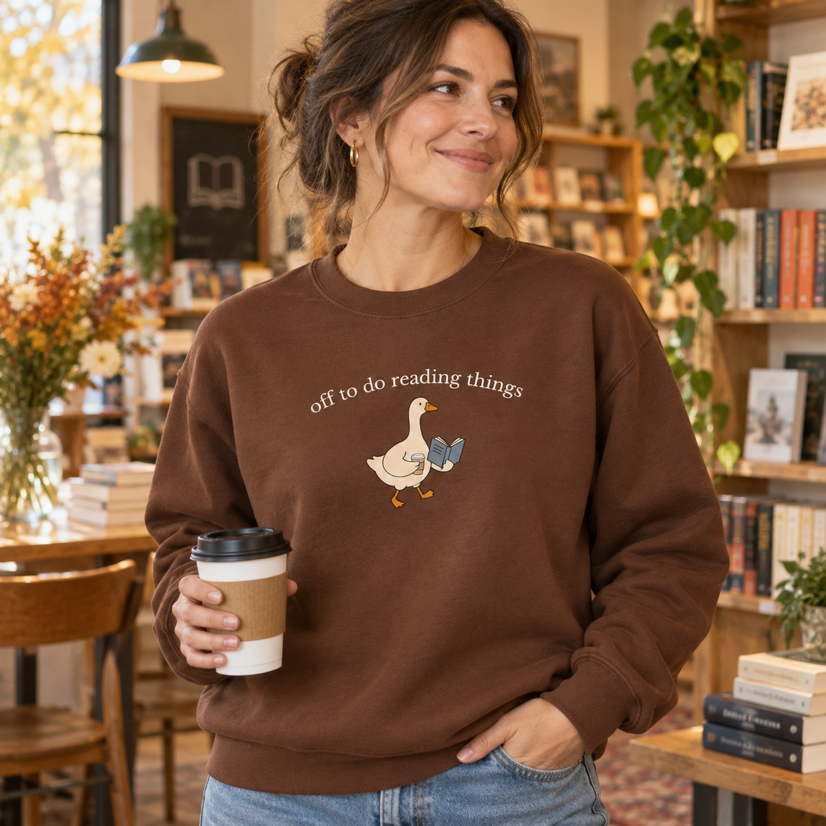 Reading Things Crewneck