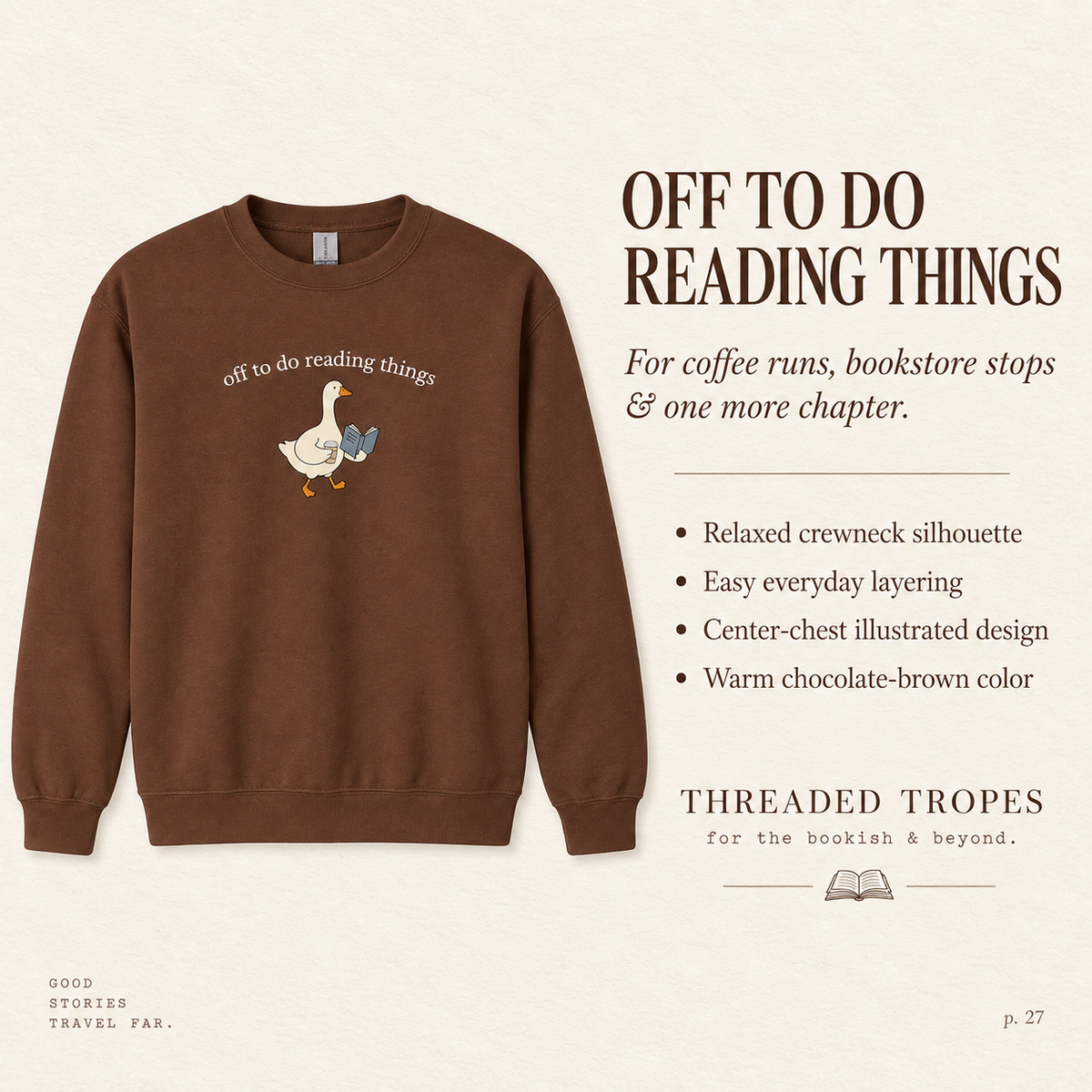 Reading Things Crewneck