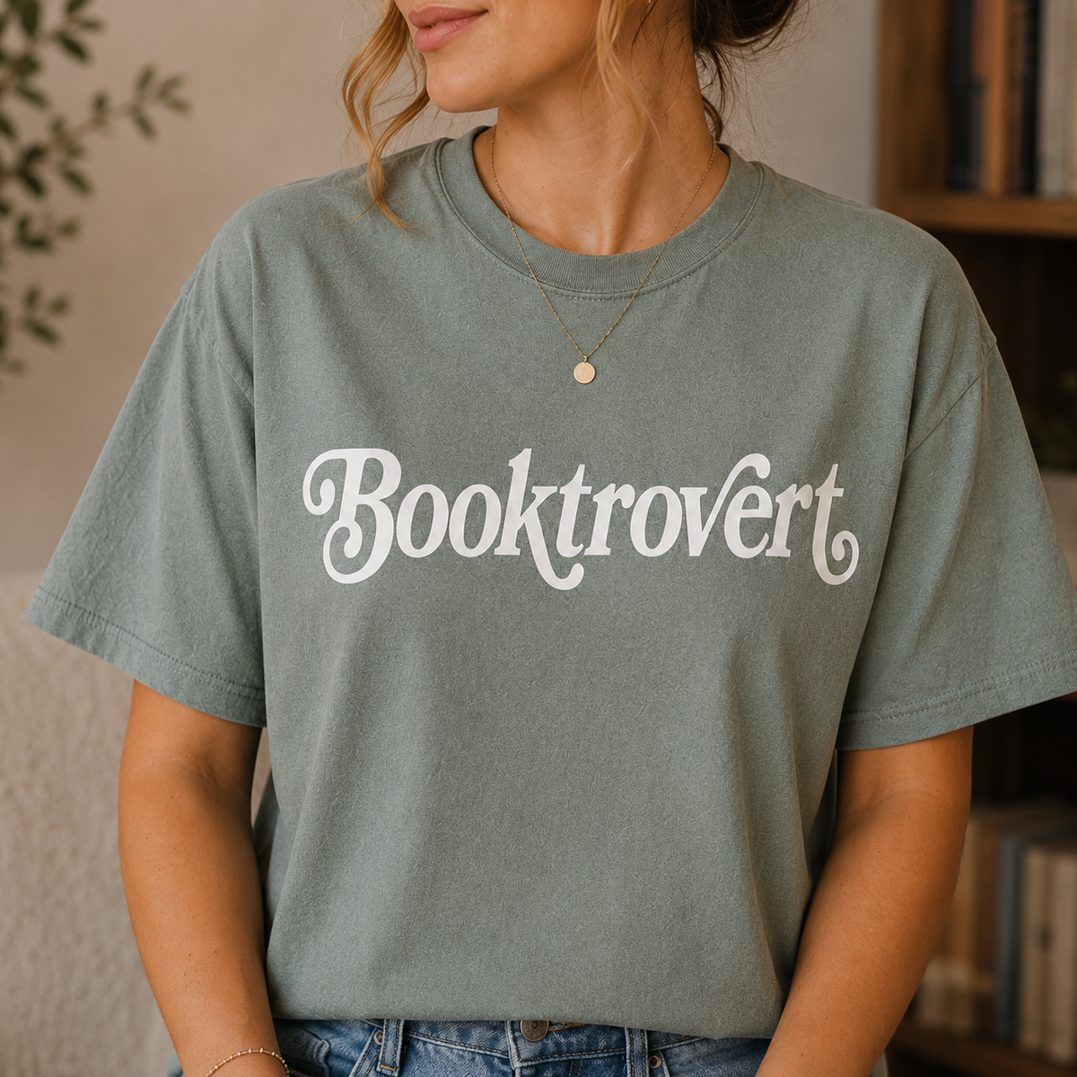 Booktrovert Tee