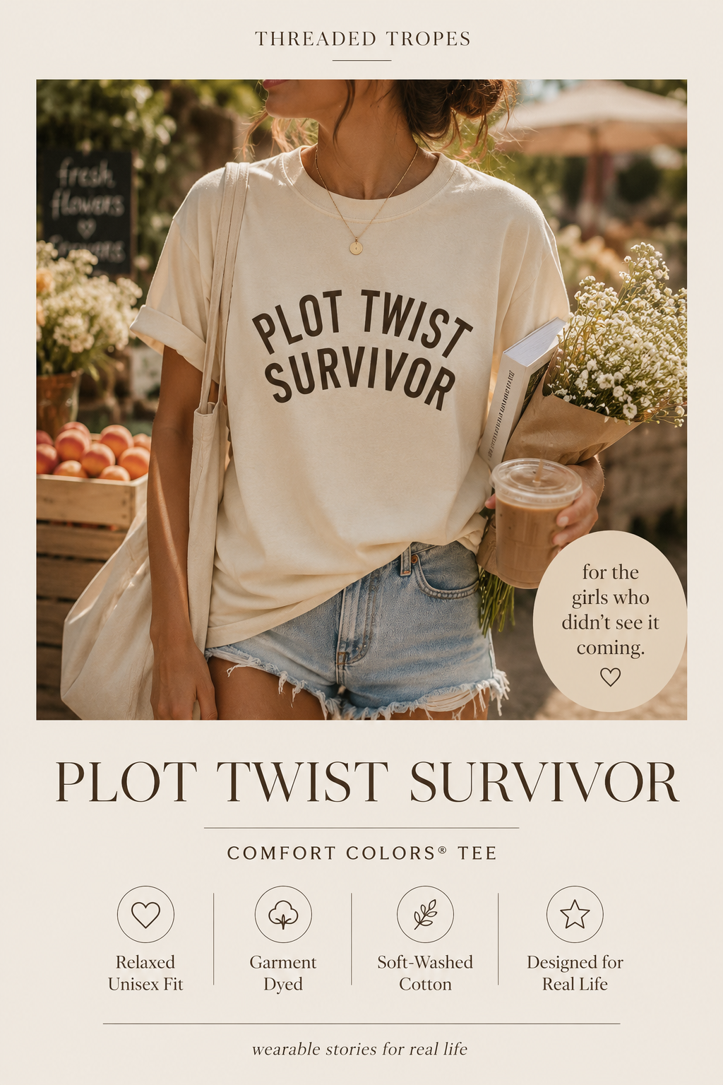 Plot Twist Survivor Tee