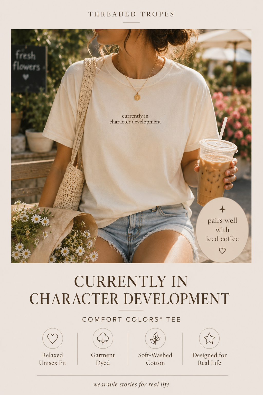 Currently in Character Development Tee