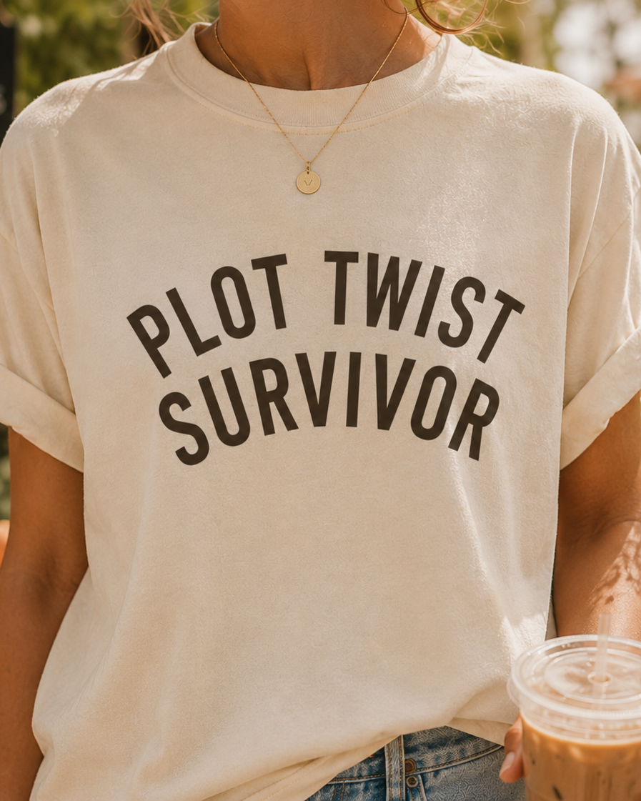Plot Twist Survivor Tee